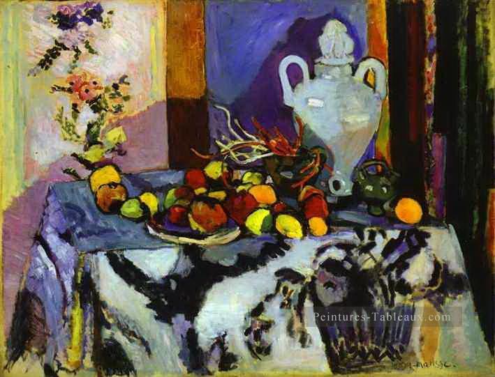 Blue Nature morte 1907 fauvisme abstrait Henri Matisse Peintures à l'huile